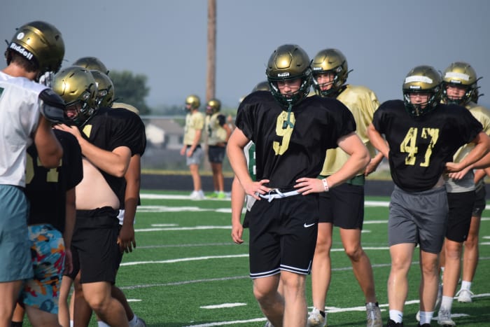 Thomas Heiberger committed to Wisconsin football in April.